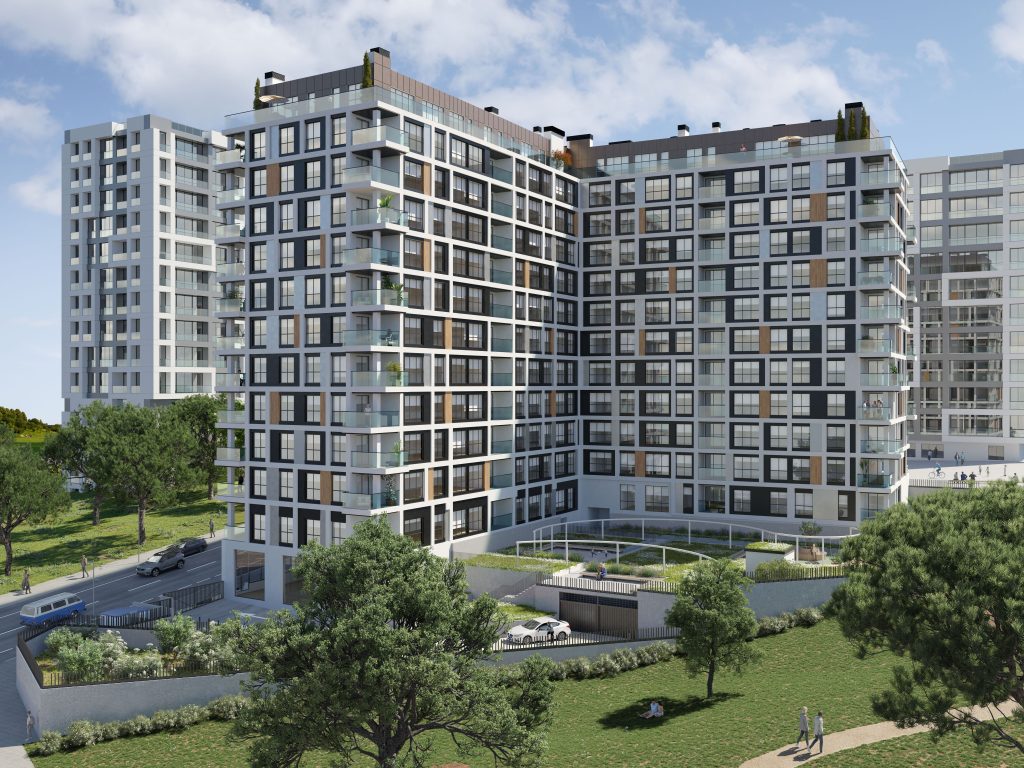 Vista principal Residencial Atlántica Visma